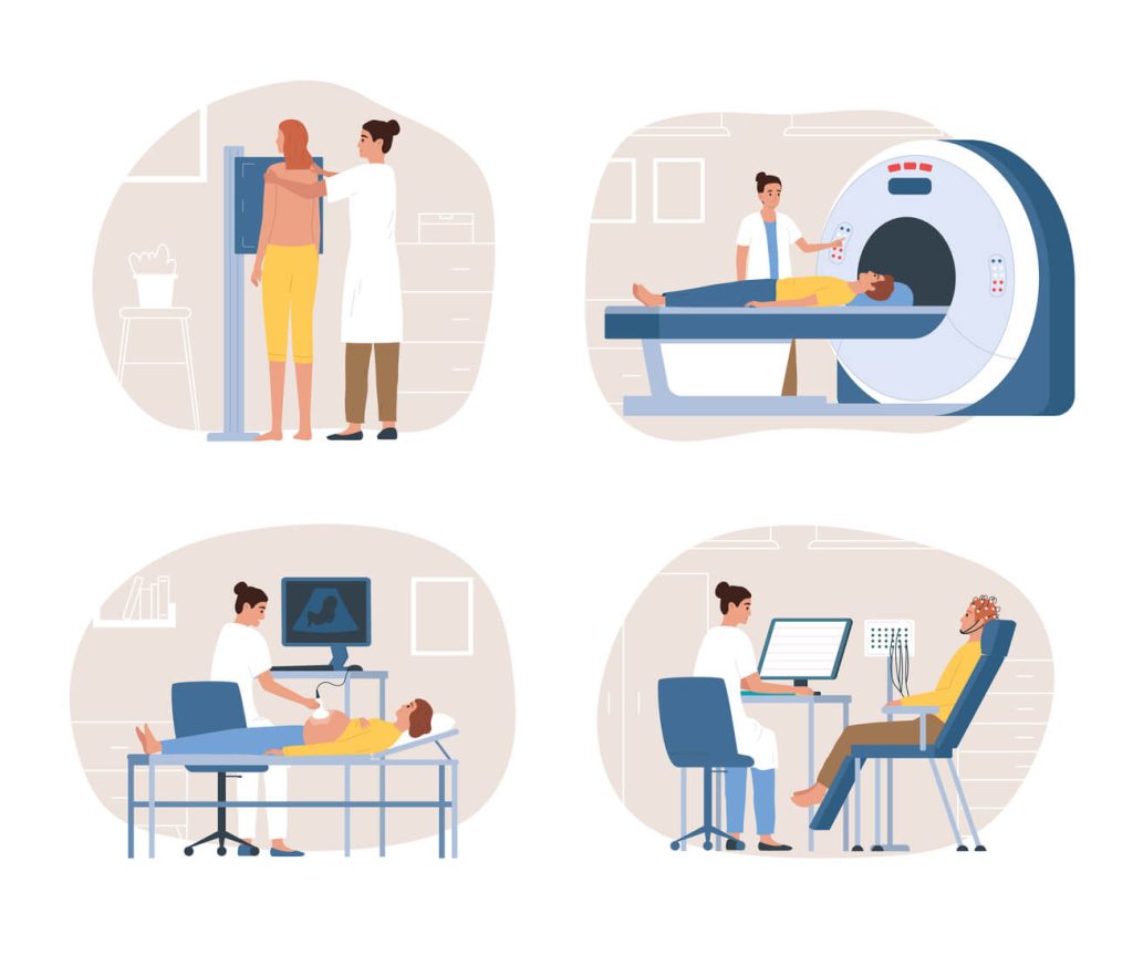 illustrazione sul metodo di lavoro di triveneta salute